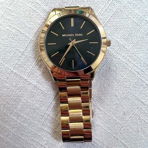 Gold tone stainless steel MICHAEL KORS mens watch